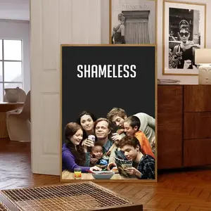 Shameless Poster, Shameless Tv Series Print, Tv Show Poster, Midcentury Art, Minimalist Art, Retro Poster,
