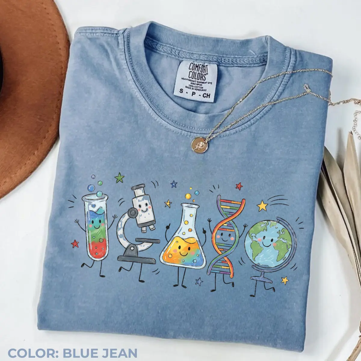 Comfort Colors Science Teacher Shirt, STEM Teacher Tee, Biology Chemistry Graphic T-Shirt, Back To School Gift, Classroom Outfit