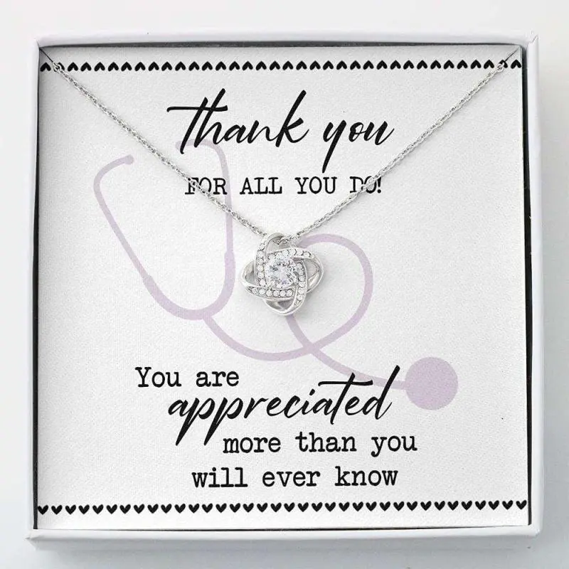 Nurse Necklace -For Nurse Gift For Nurse Necklace With Gift Box, Elegant Necklace Gifts for Wife - Perfect Anniversary, Birthday or Special Occasion Jewelry for Her