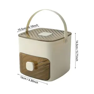 Double-Deck 48 Cube Portable Ice Maker | Easy Press Lid & Silicone Trays | Durable Countertop Tool for Cold Summer Drinks & DIY Frozen Food