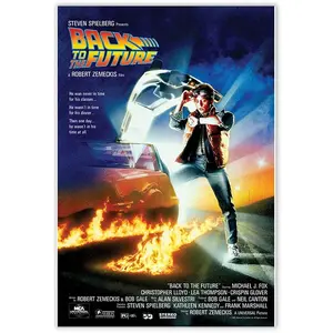 Back To The Future - Movie Poster (Regular Style) (Size: 24" x 36")