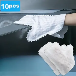 Microfiber Dusting Gloves - Versatile for Both Wet And Dry Use, Easy to Use As a Cloth Glove, Convenient for Dusting, Suitable for Cleaning Kitchens, Living Rooms, Bedrooms, Cars, Furniture, And Windows.