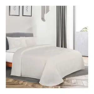 Superior Lightweight Cotton Blend Oversized Bedspread, Queen