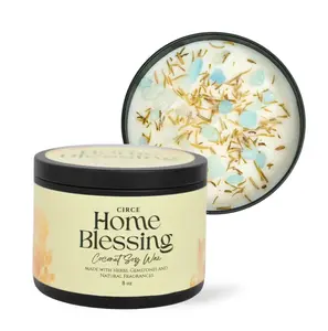 Circe Boutique Home Blessing scented candle for ritual 8 oz Spell Candle, mother gift refillable