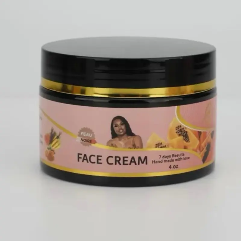Handmade Honey Glow Face Moisturizer - Gentle Exfoliating, Deeply Hydrating, Skin Repair, 7-Day Smooth Results (Peau Noire), All Skin
