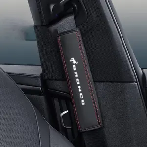 Comfortable Car Seat Belt Shoulder Cover, Safety Pad Car Interior Accessory for Ford Bronco, Available in 1pc or 2pcs, Ideal for Enhanced Driving Comfort