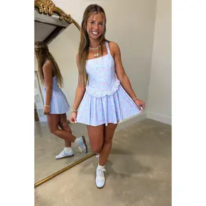 Petal Play Athletic Romper Dress