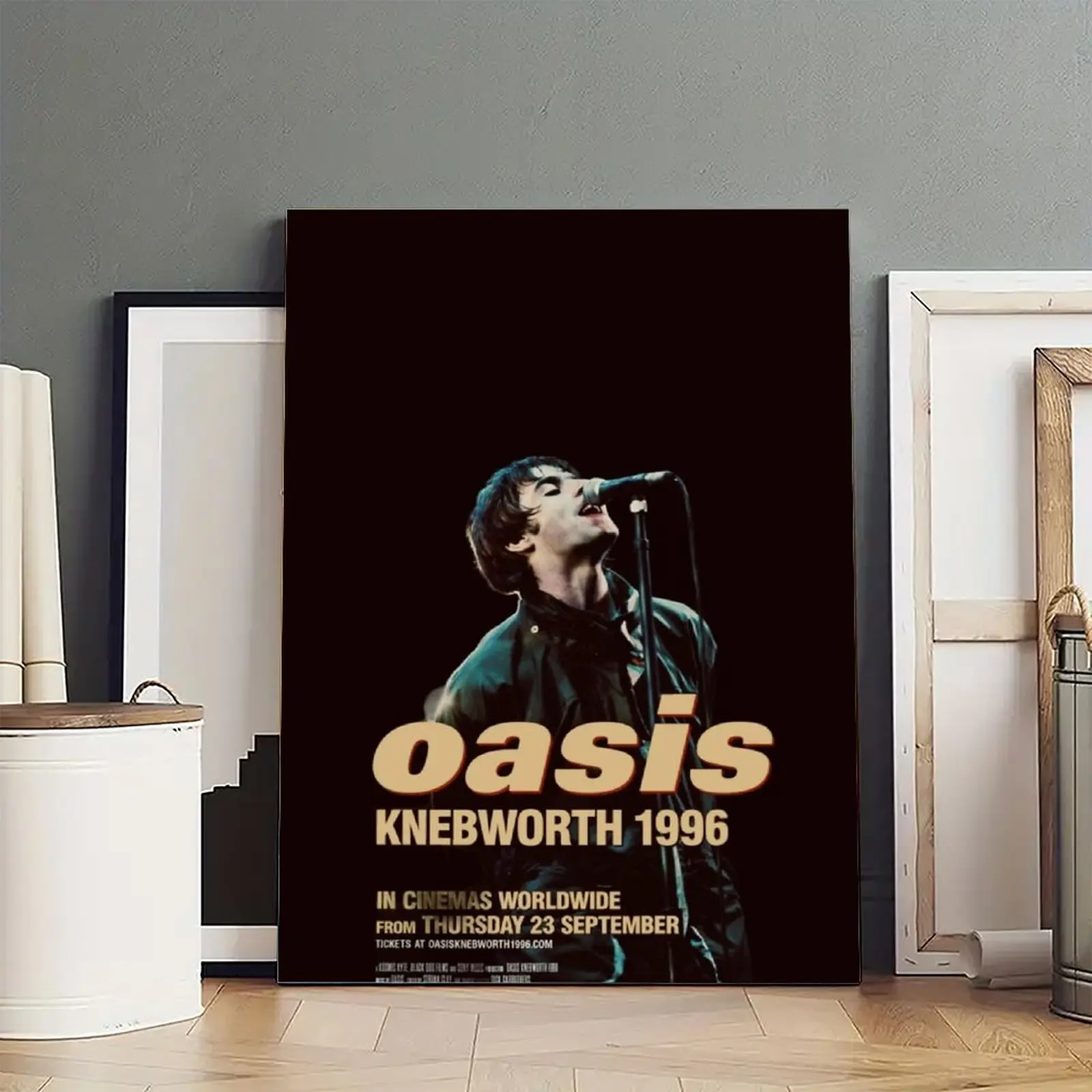 Oasis KnebworthPoster Photo Canvas Frameless Cover Poster Artwork Canvas Wall Art Room Decoration Hanging Chart Printing Canvas Printing Room Aesthetics