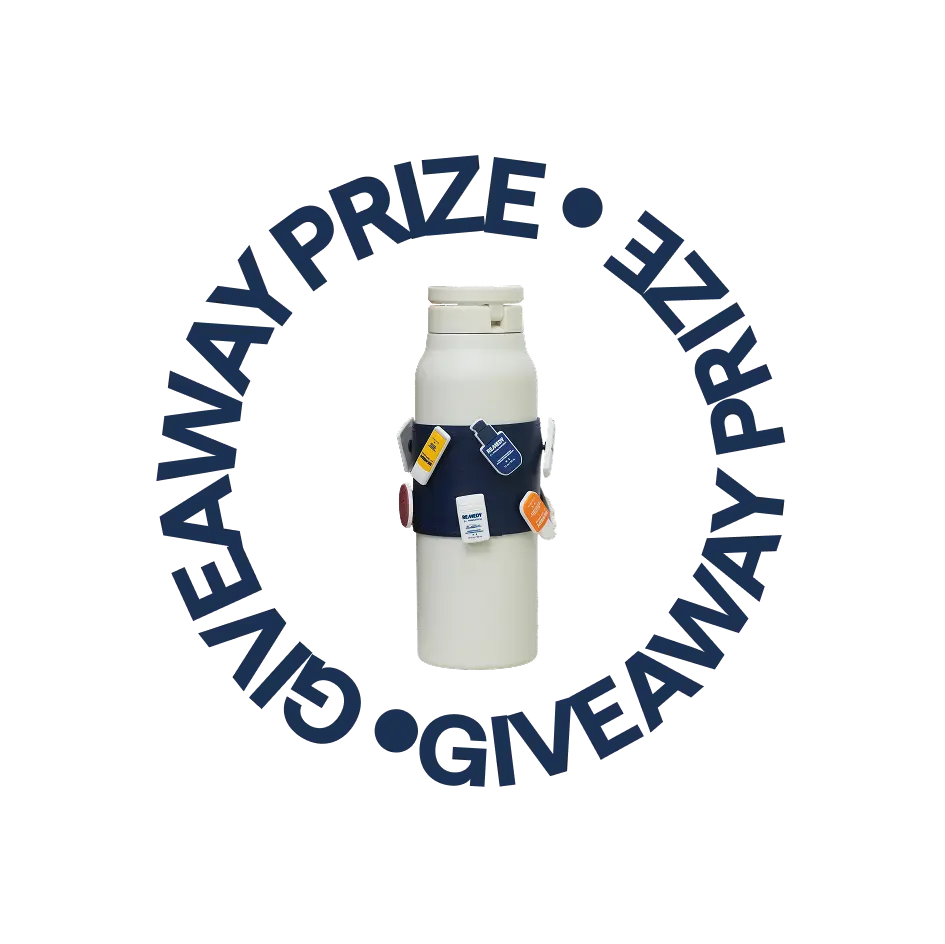 TikTok Live Exclusive - REMEDY Insulated Water Bottle with Charms