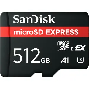 SanDisk 512GB microSD Express microSD Card SanDisk 512GB microSD Express microSD Card