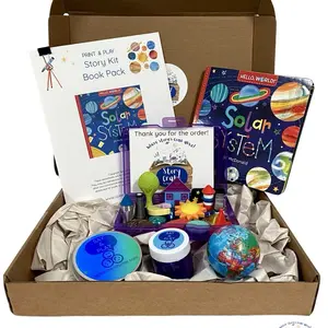 Story Crate for July - Space Theme Book, Mini Objects and Activities - Create with a Story Crate