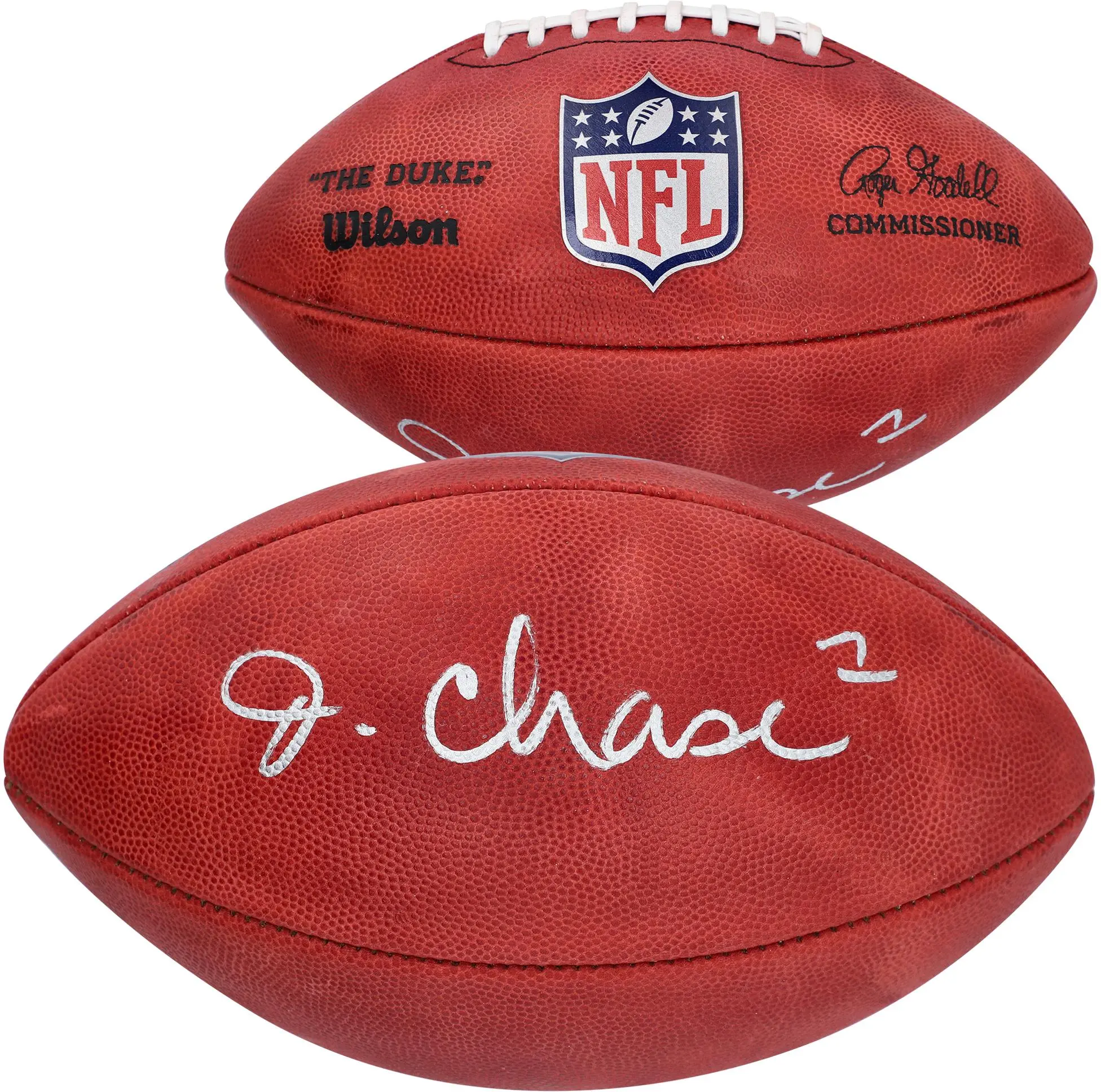 Ja'Marr Chase Cincinnati Bengals Autographed Wilson Duke Full Color Pro Football - Fanatics Authentic Certified