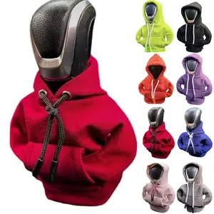 Gear Shift Hoodie, Universal Car Shift Knob Cover, Mini Hoodie for Car Shifter, Cute Automotive Interior Gadget, Stylish Car Decoration Accessories