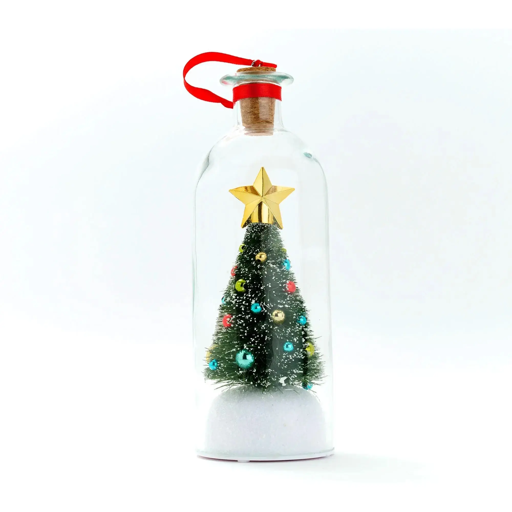 Mr. Christmas 8\" Recordable Christmas Tree Message In A Bottle