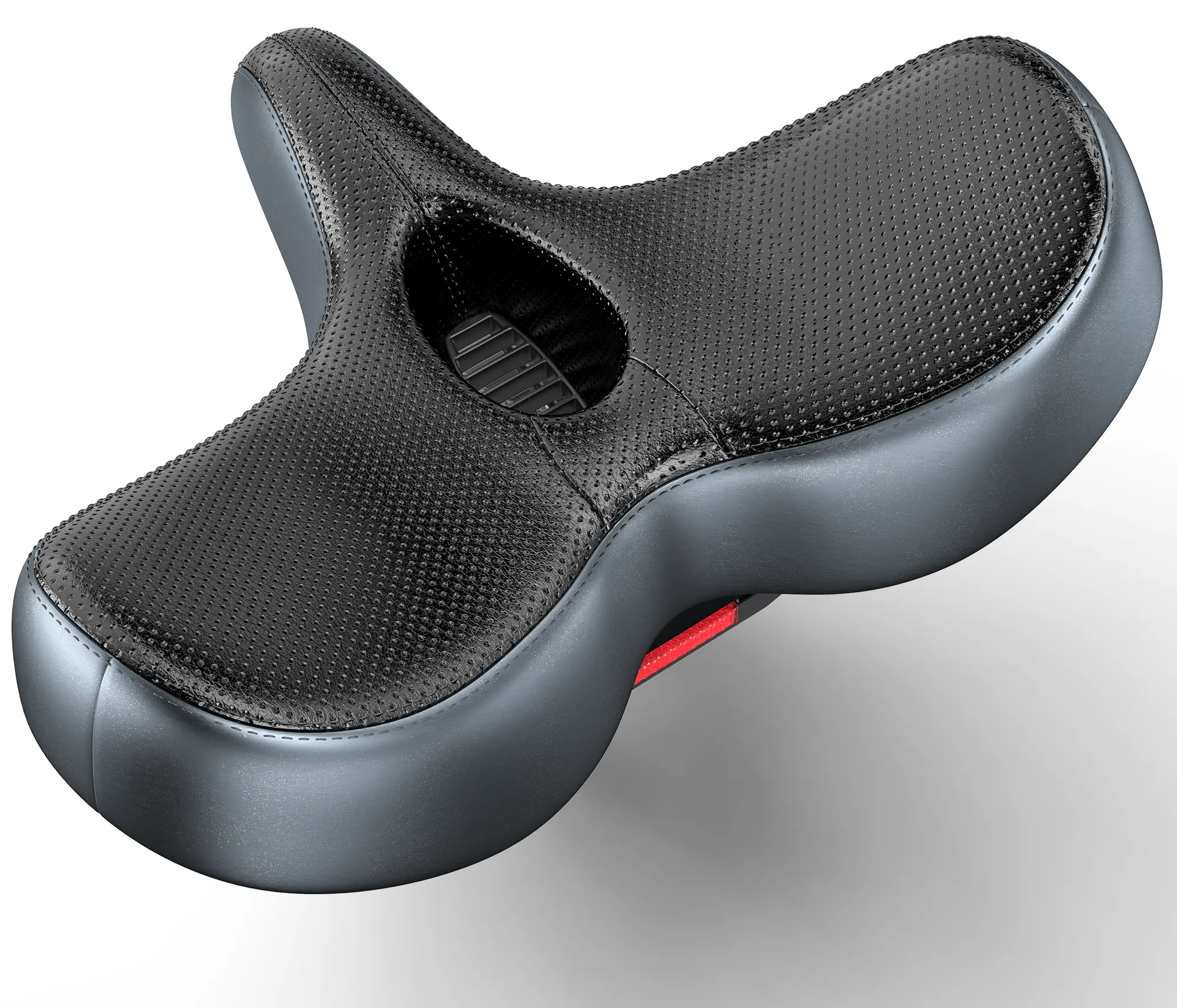 IPOW Ergonomic Winged Oversized Bike Seat - Widened Bicycle Saddle with Soft Thick High-Elasticity Memory Foam Cushion, Waterproof, Universal Fit for Men/Women Indoor-Outdoor Bikes