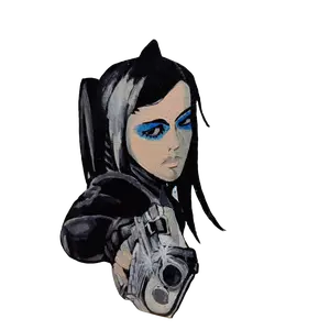 Art painting anime Ergo Proxy / Real Mayor