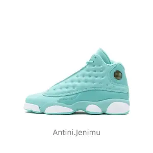 Blue vintage shock-absorbing and wear-resistant sports shoes