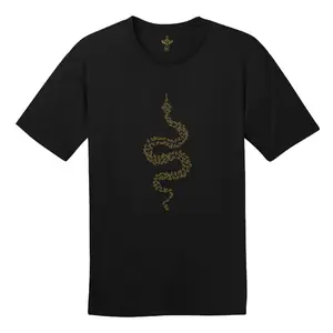 Luxor Reptiles Snake Scarab Logo Tee Black