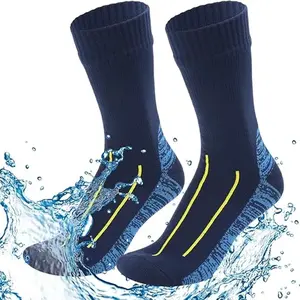 Outdoor Waterproof Socks Three-layer Knitting Unisex Breathable Outdoor Hiking Wading Camping Skiing Waterproof Socks All Season