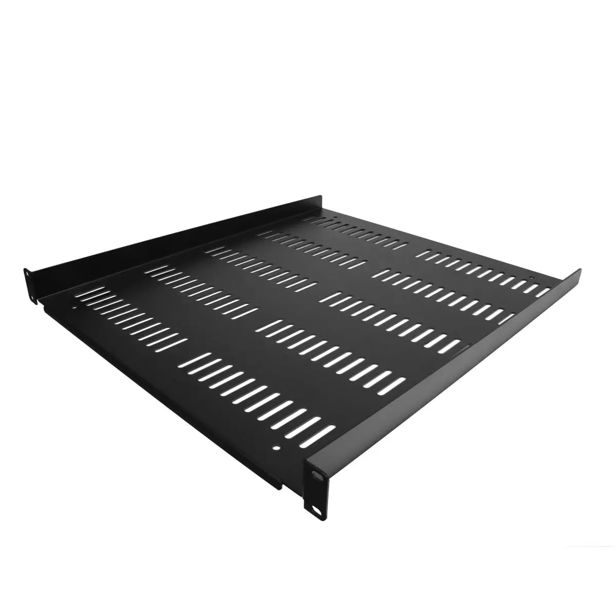 StarTech 1U Vented Steel Server Rack Shelf - 1-Layer Cabinet-Rack Storage, Fixed Mount, 20 in. Frame, 55 lbs Capacity, Improves Airflow, Hardware for IT/Network/Telco Equipment