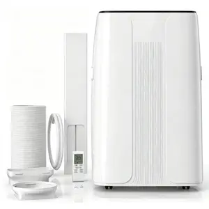 14000 BTU Portable Air Conditioner, 3-in-1 AC Unit with Dehumidifier & Fan, LCD Display Remote Control, Quiet Fast Cooling Air Purification, 850 Sq.Ft Coverage, Child Lock CEER 7.6 1460W