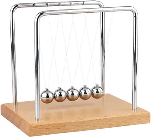 Newton’s Cradle Balance Balls 5 Beads Physics Desk Toy Home Office Decor