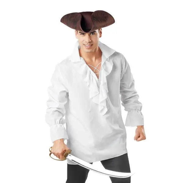 Men's White Pirate Shirt