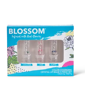 3 Piece Set - Color-Changing Crystal Lip Balm