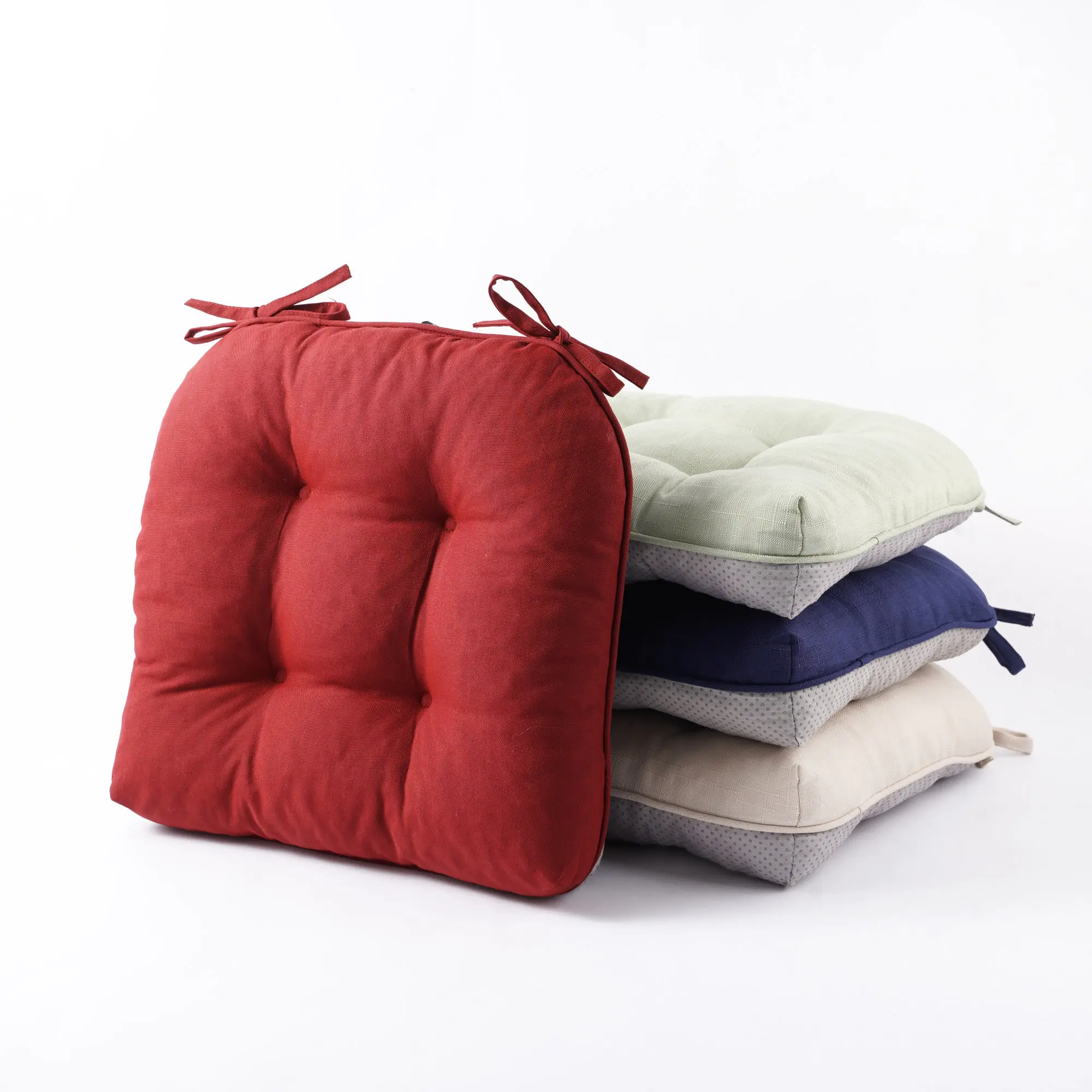 Battilo I Indoor-Outdoor Seat Cushions Set, 15.5"x15.5"x4" Outdoor Furniture Cushion Pads for Patio, Garden Use, Outdoor Furniture Cushions