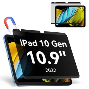 Magnetic Filter Compatible With Ipad 10th Generation 10.9 Inch 2022  Removable Anti Glare Blue Light Screen Protector Bubble-free Reusable