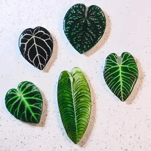 Anthurium Leaf Phone Grip – Botanical Pop Socket, Plant Lover Gift, Nature-Inspired Phone Stand