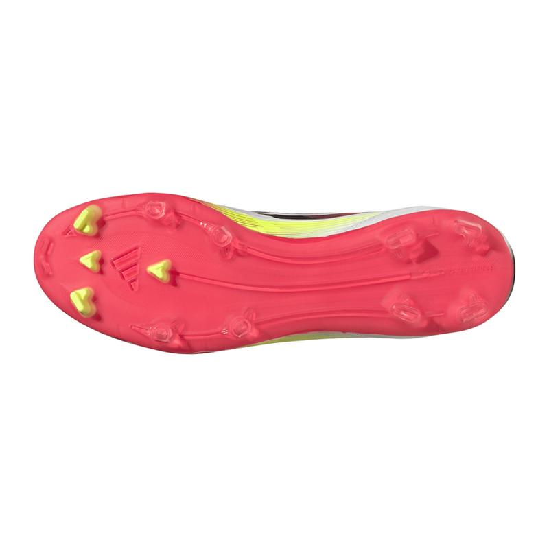 adidas Mens F50 League Firm GroundMulti Ground Soccer Cleats  - Pink, White, Yellow