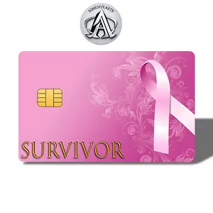 Cancer Survivor Debit Card Skin/Sticker - High Quality Vinyl for Customization and Personalization