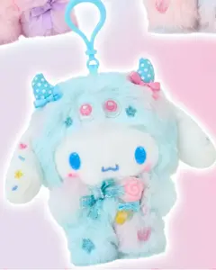 Sanrio Colorful Monster Series Plush Keychain