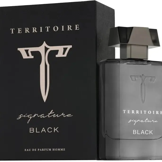 Territoire Signature Black Eau de Parfum – 100ml (3.4 fl oz) – Long-Lasting Bold Woody Spicy Fragrance for Men