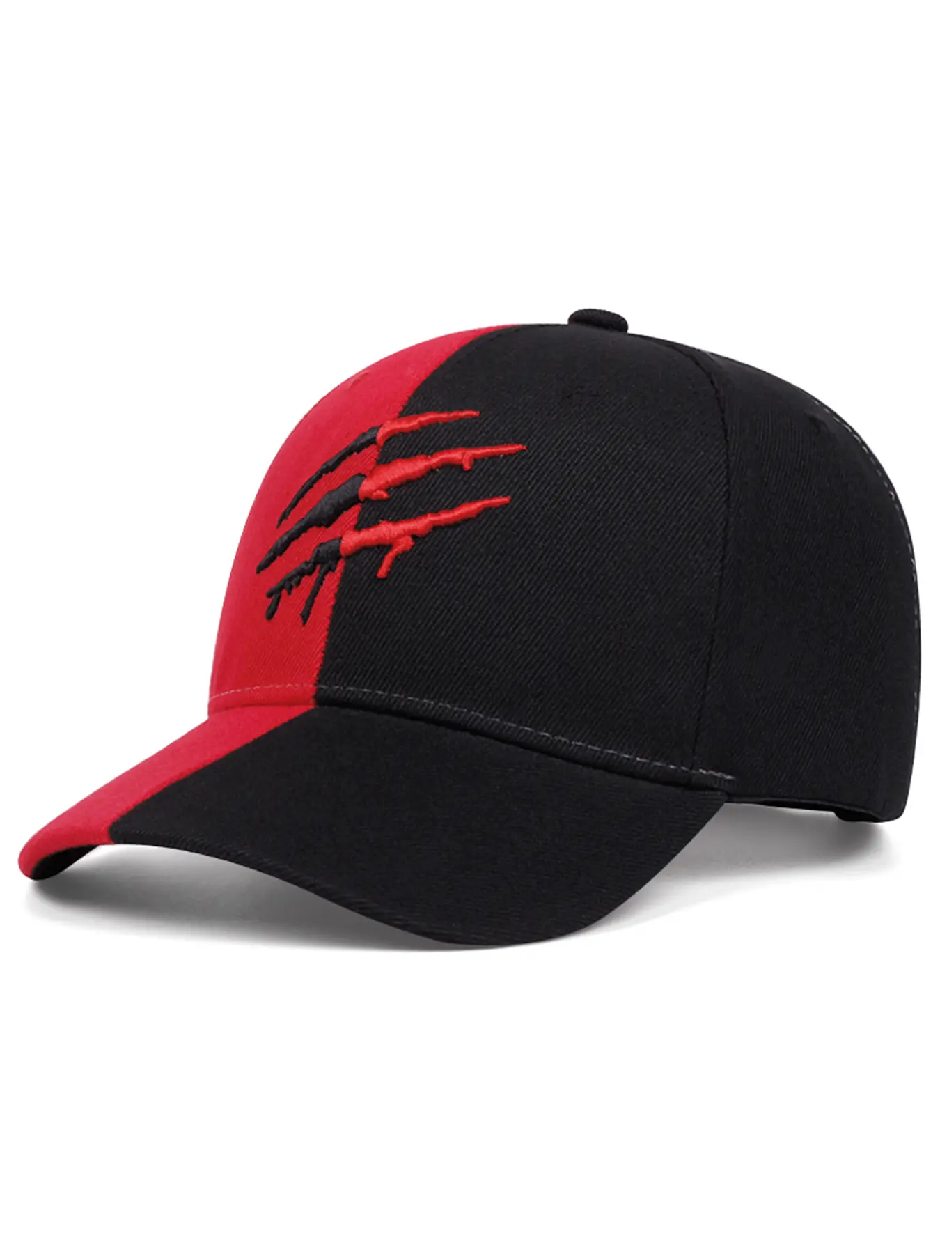2025 Creative and Personalized New Color blocked Baseball Hat Claw print Embroidery Outdoor Cycling Mountain Climbing Sports Sunshade Hat Daily Leisure Commuting Wear Decorative Hat Unisex Street Pop Hip Hop Hat Fashion Street Dance Skateboard Hat