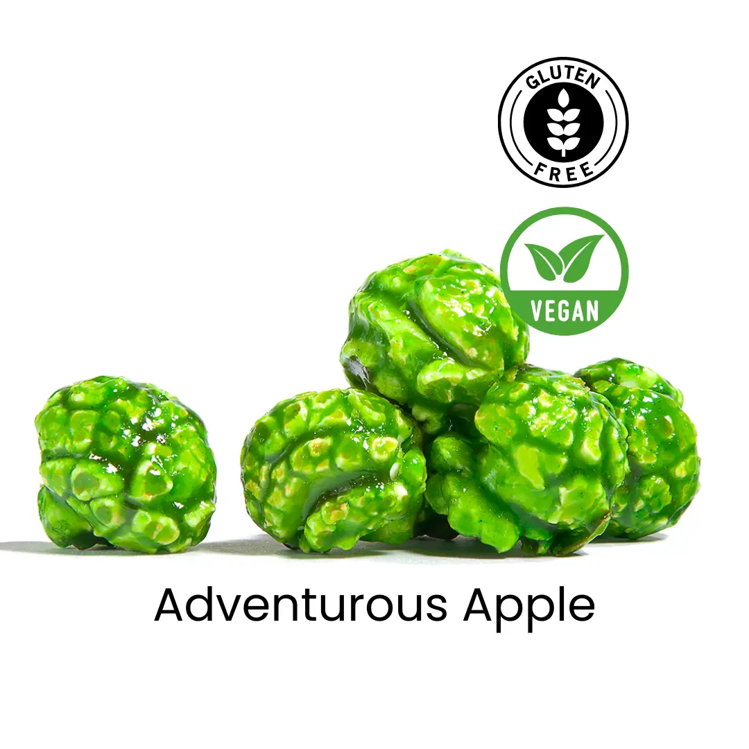 Adventurous Apple Candy Popcorn | Vegan | Gluten Fre