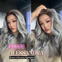 Brown with Grey Highlight