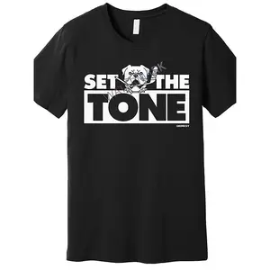 100% Cotton OFficial Shoresy Set The Tone Premium T-Shirt Fun Men'S Short Sleeve Pattern Cotton Comfortable Casual Breathable Crew Neck 180G Fabric Menswear Graphic Tees Men Gifts Ivan Cornejo Merch Graphic T-Shirts Com Golf Gift T-Shirt For Men And Women