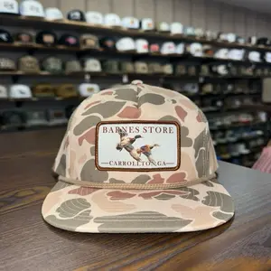 Flying Ducks Patch Rope Hat - Harvest Duck Camo