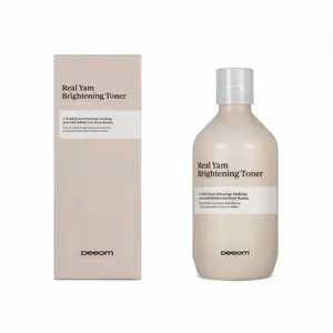 DEEOM K-Beauty Glow Hydrating Toner | 100,000 PPM Korean Yam & Rice Milky Toner with Niacinamide for Dry Dull Skin | Soothing Glass Skin Facial Toner, Daily Use & Mask, Made in Korea, Moisture Hyaluronic Repair Hydrate Moisturizer Moisturizing