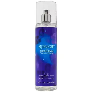 Britney Spears Midnight Fantasy Female Body Mist, 8 fl oz Cherry Blend Mist Bottle, New