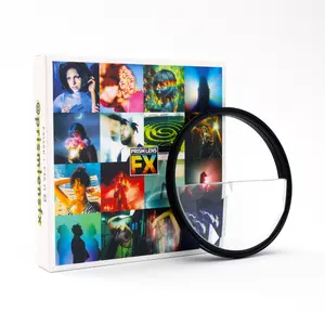 Prism Lens FX Split Kaleidoscope FX Filter | Full Strength | Split Diopter & Kaleidoscope Combo | Half Focus, Half Refracted | Fully Rotatable Design!