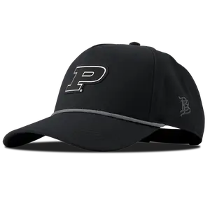 Purdue University "Vintage Purdue Block" Curved Canvas 5 Panel Rope
