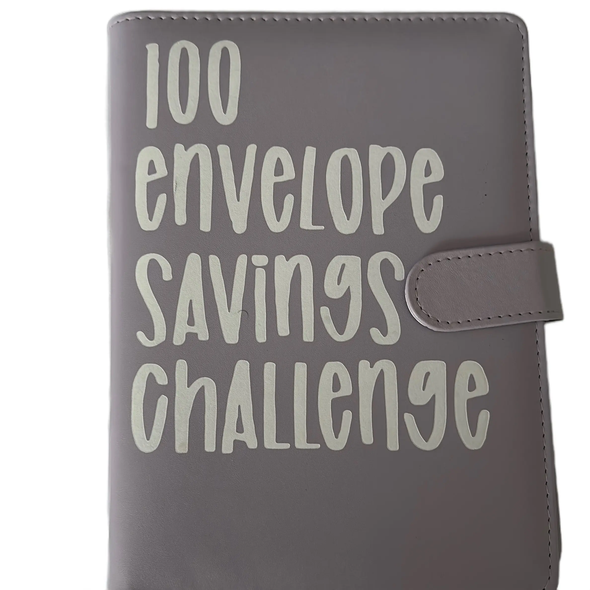 100 envelope Savings Challenge Plastic Notebook