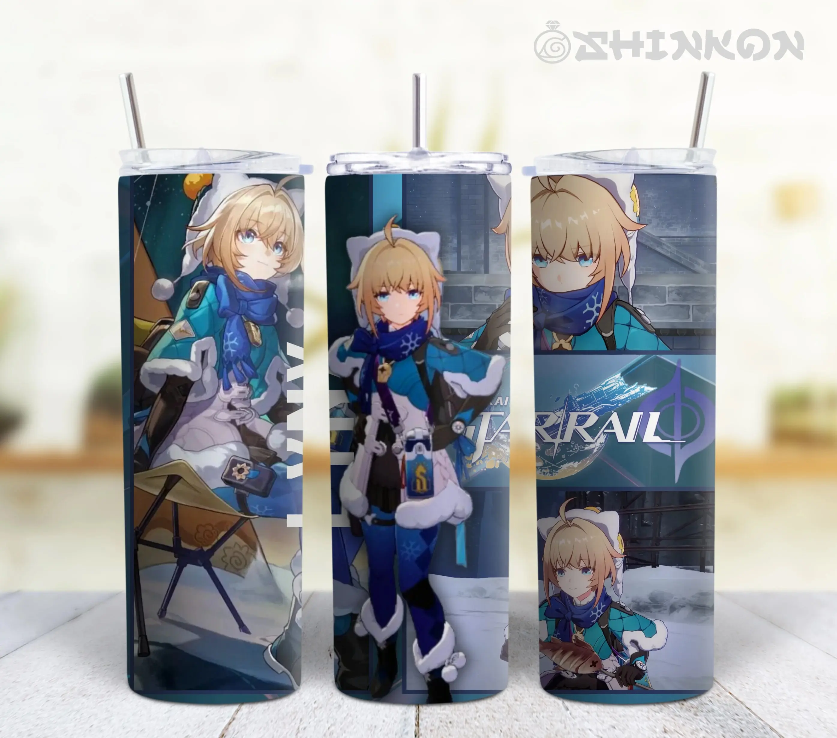 Quantum Character Tumbler - Honkai: Star Rail - Inspired Design - 20 or 30oz Options - Durable Construction - , Drinkware
