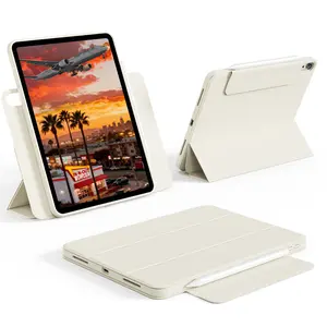 Aoub case for iPad 10th Gen (10.9", A2696/A2757) & iPad 11th Gen (11")-magnetic stand case，Auto Wake/Sleep，360 degree rotating case