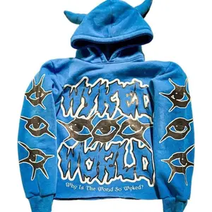 Street Dark Style Hoodie,Gothic Style Pullover Hoodie Trendy Street Hooded Pullover Sweatshirt