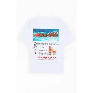 Budweiser Men's By Pacsun Holiday T-Shirt - Multicolor