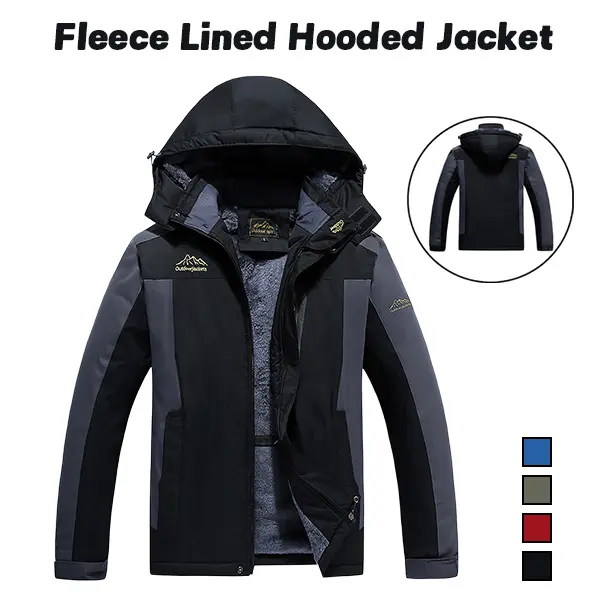 Men’s all-season insulated hooded softshell jacket with multiple classic colorways for fishing and camping outfits